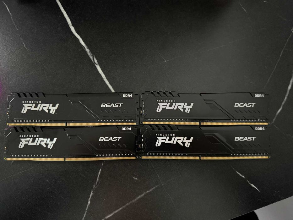 RAM 32GB Kit (4x8GB) DDR4 3200MHz Kingston Fury Beast