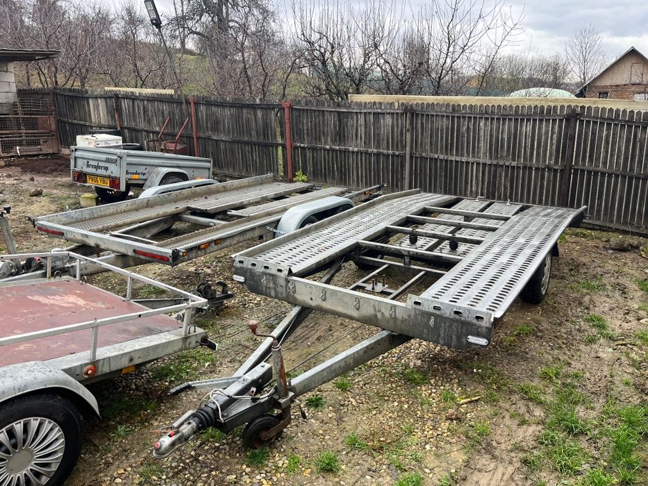 Platforma / remorca auto 750/1800/2000kg cu o axa / doua axe stare per