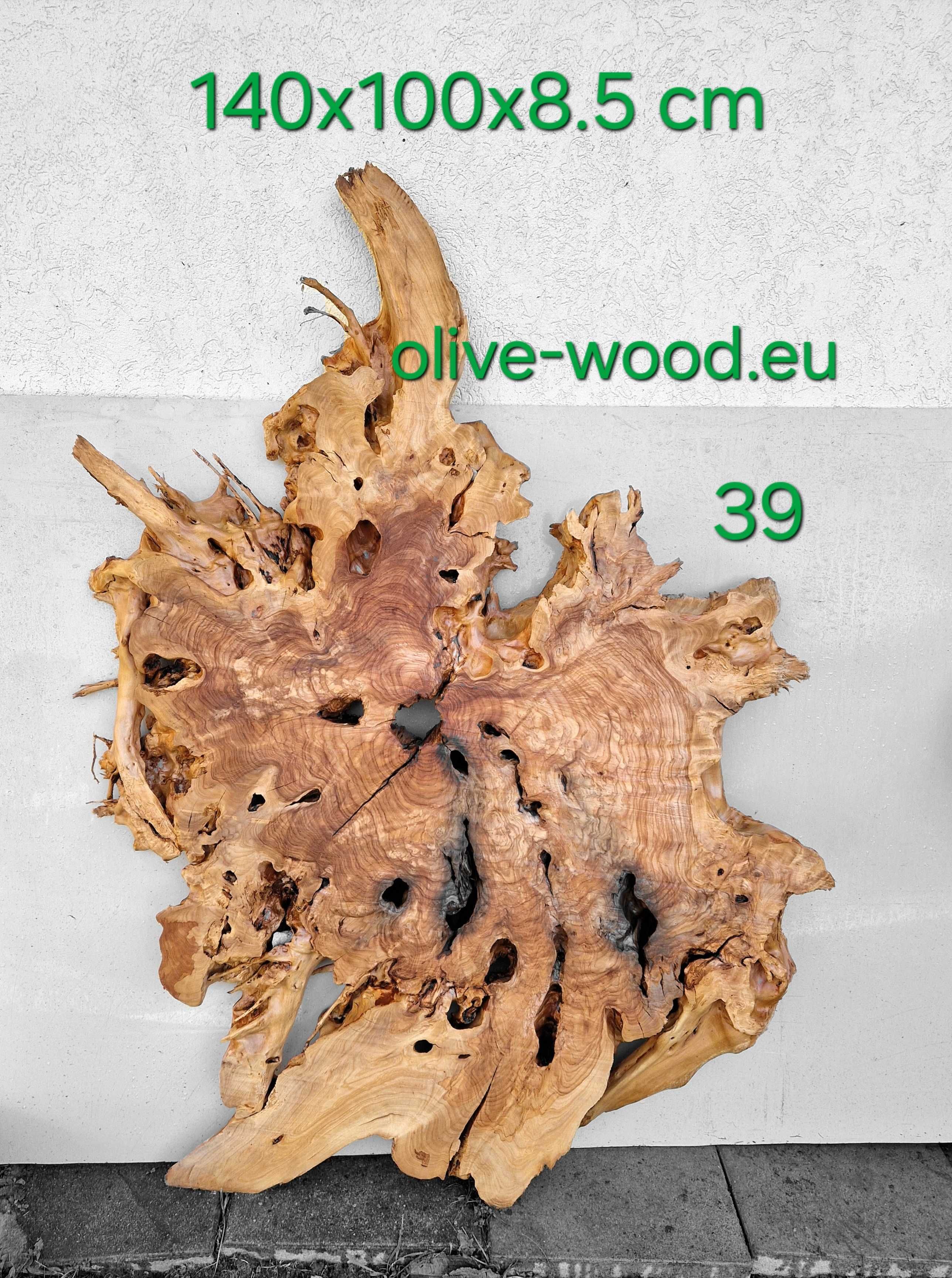 Дървен материал от маслина (янове) и шайби. Olive Wood Live Edge Slabs