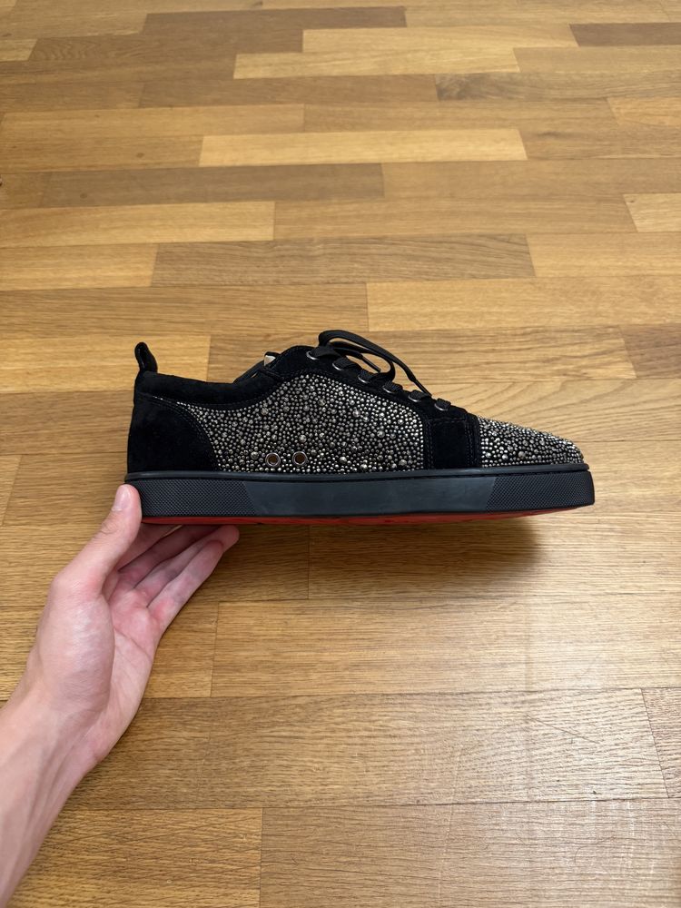 Louboutin Strass Black Veau