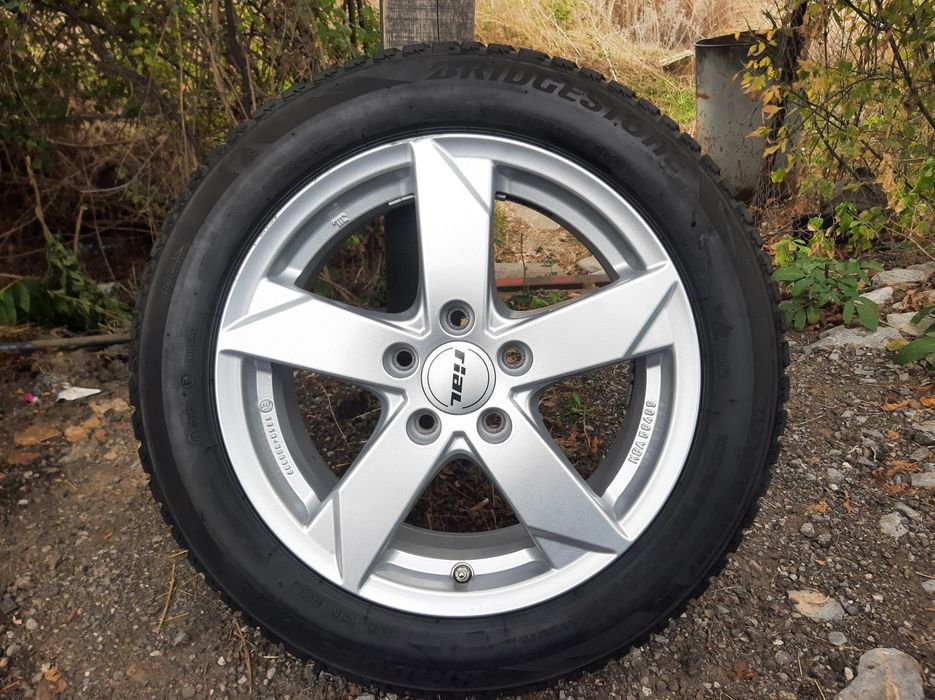 4бр.Лети Джанти с зимни гуми 5х112 ЕТ-48**7J-16цола за VW-ФОЛКСВАГЕН