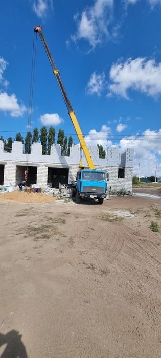 Услуги  автокрана, Кран маз 16 тонн 18 метров