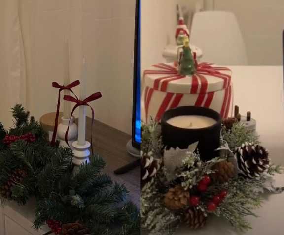 Коледна елха + украшения