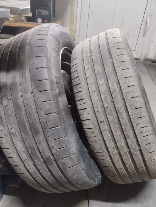 Шины летние 4 штуки (комплект), размер 205/55 R16 в хорошем состоянии.