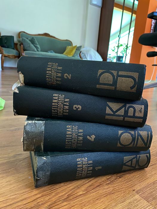 Dictionar enciclopedic roman (4 volume) 1964