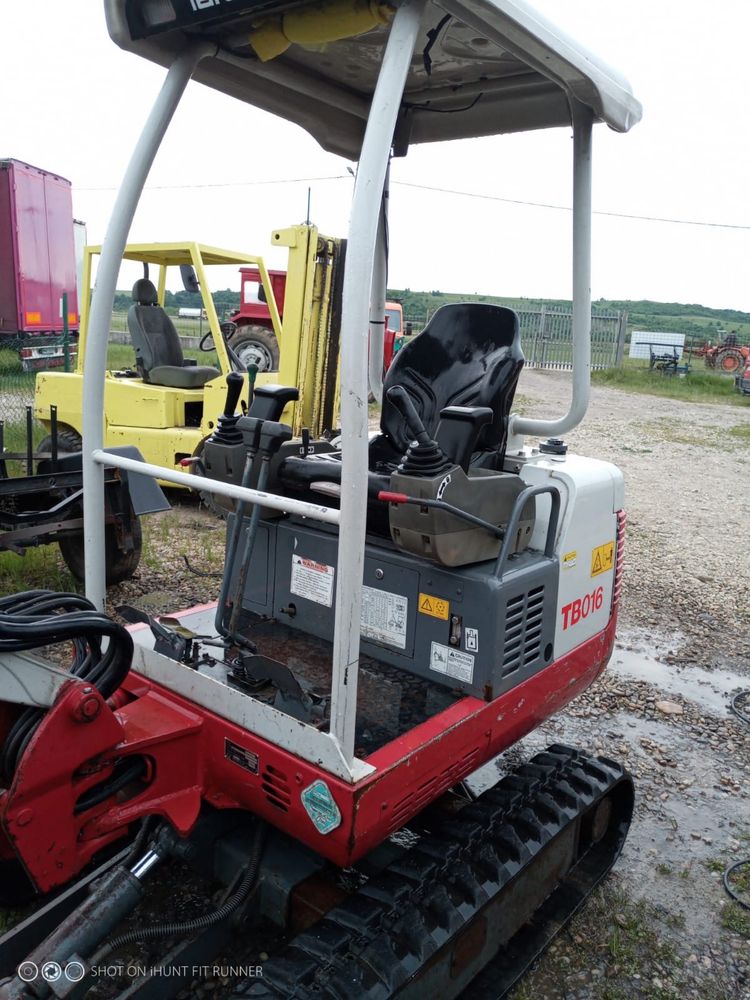 miniexcavator takeuchi tb016 2013