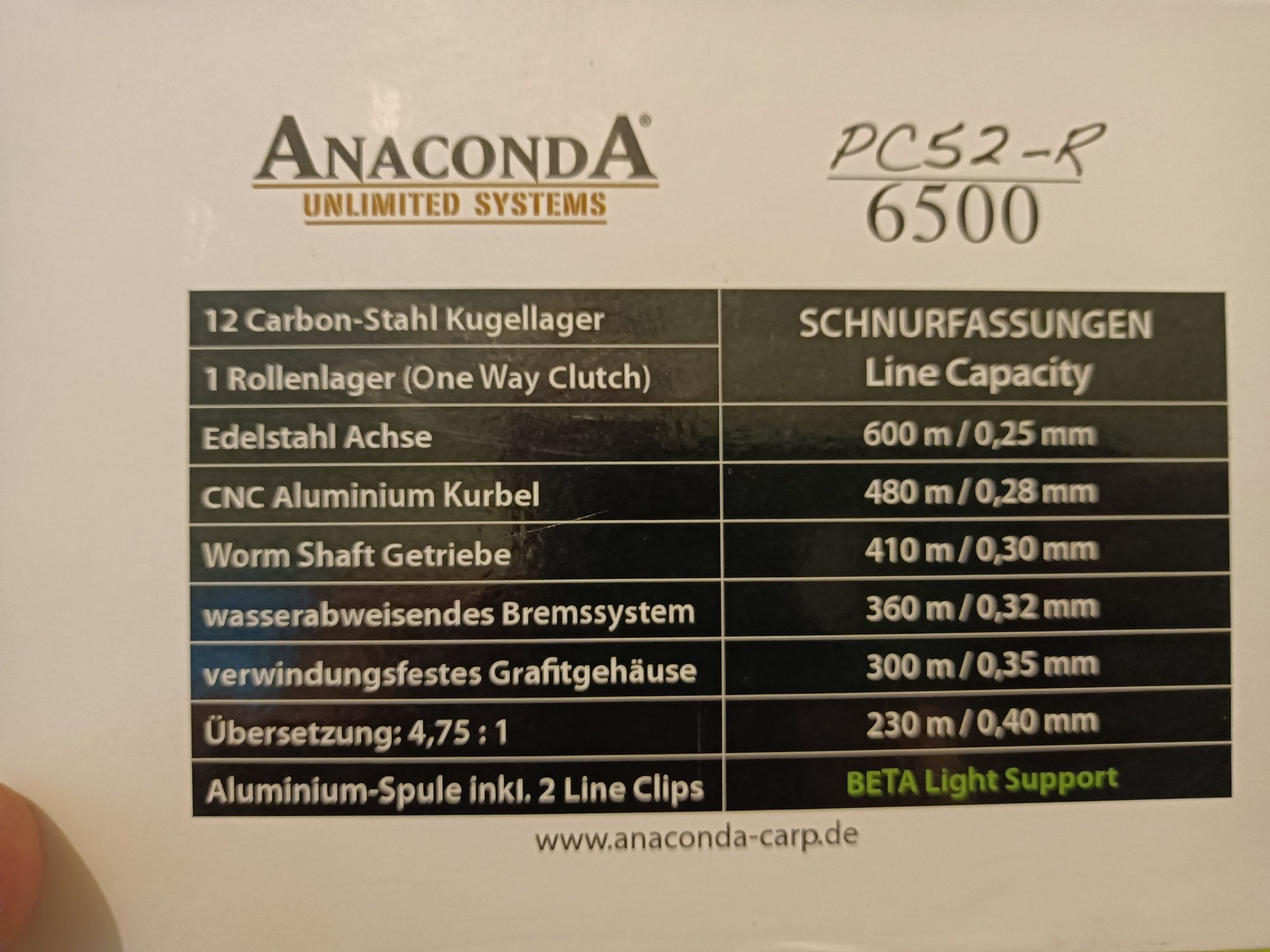 Mulinete crap  Anaconda PC 52 R