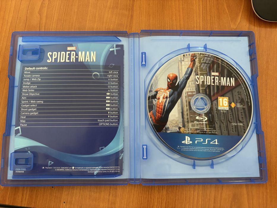 Joc PS4 Spiderman Marvel, ca nou