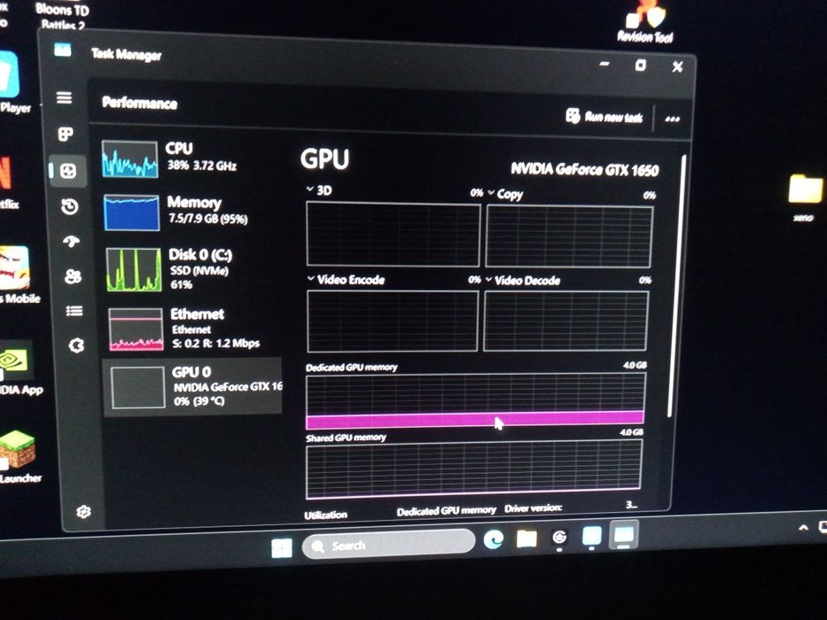 GTX 1650 4GB de vanzare