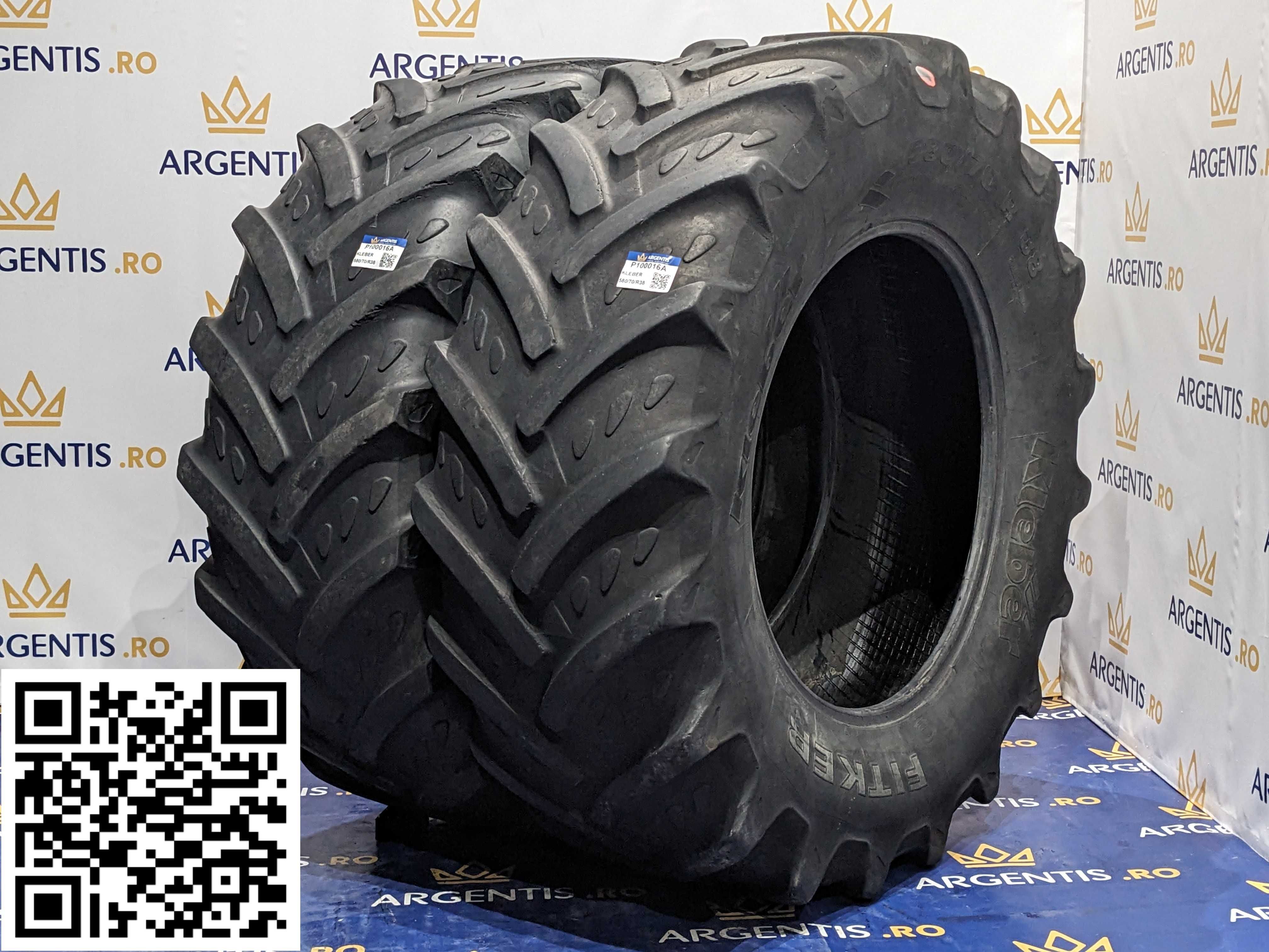 Pereche 2 anvelope 580/70/R38 Kleber (cod P100016A)