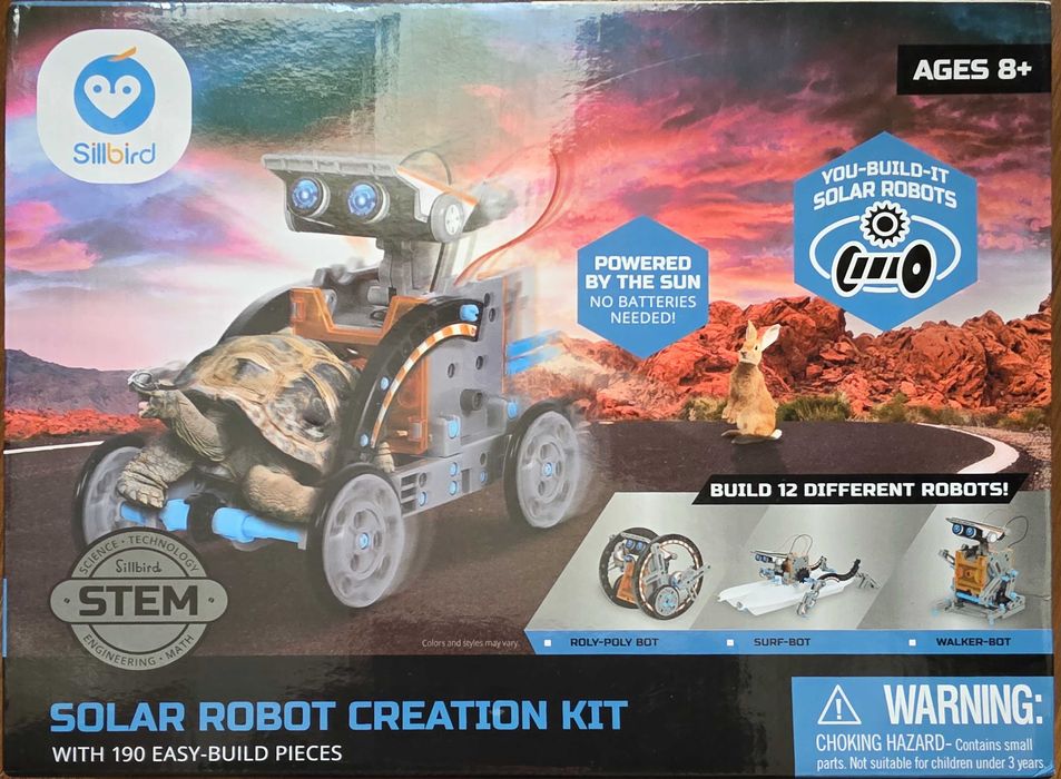 Robot solar Sillbird-Kit de creație 12 modele