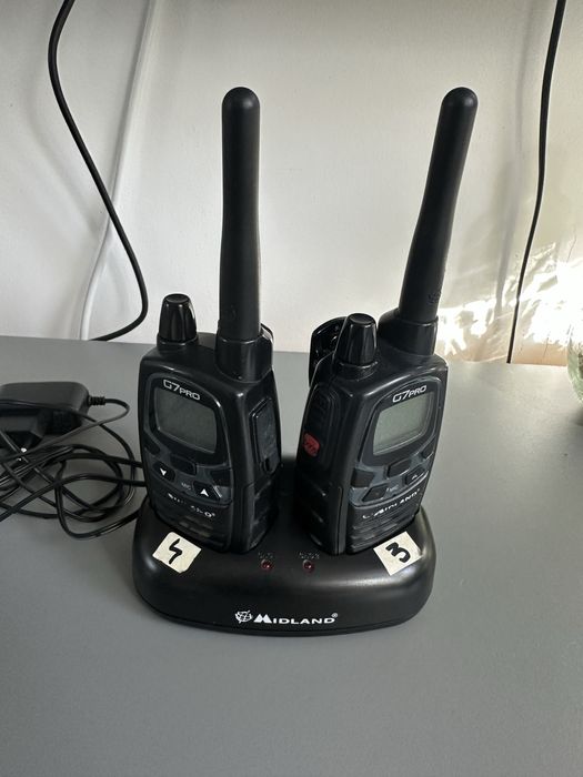 Statii radio MIDLAND G7 PRO , NEGRU, 2 buc