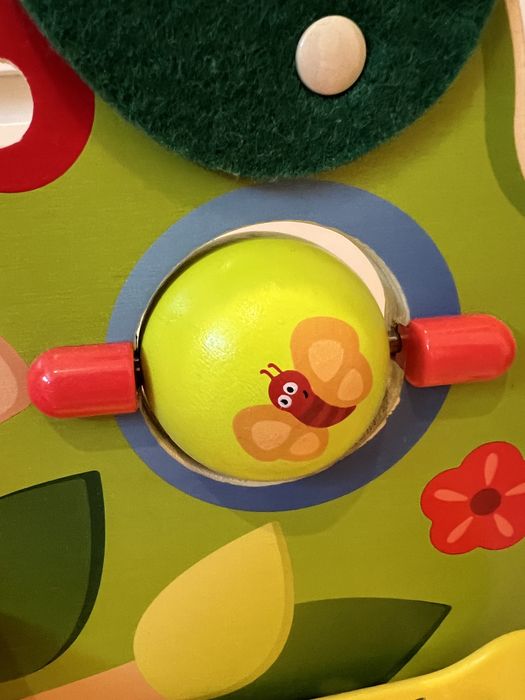 Дървена игра Hape - Железница с катерички