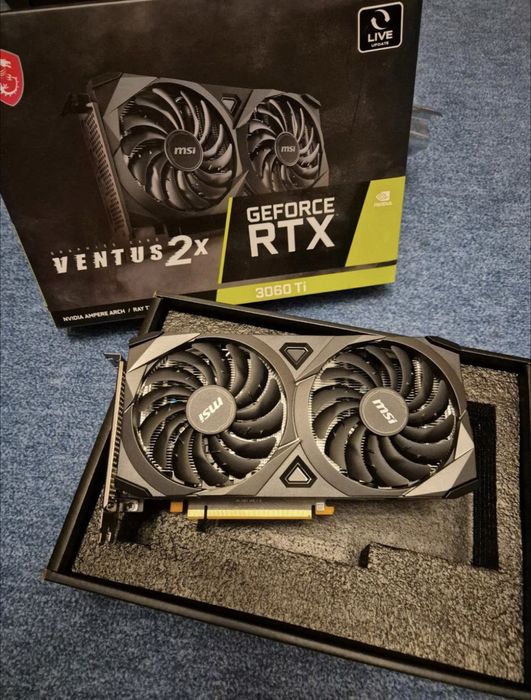MSI GeForce RTX 3060 Ti Ventus 2X – Почти нова!