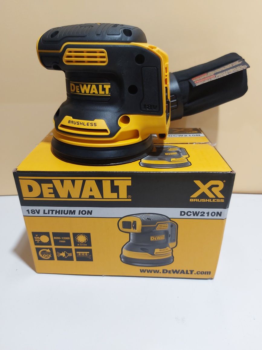 Нов акумулаторен ротационен виброшлайф Dewalt DCW210N