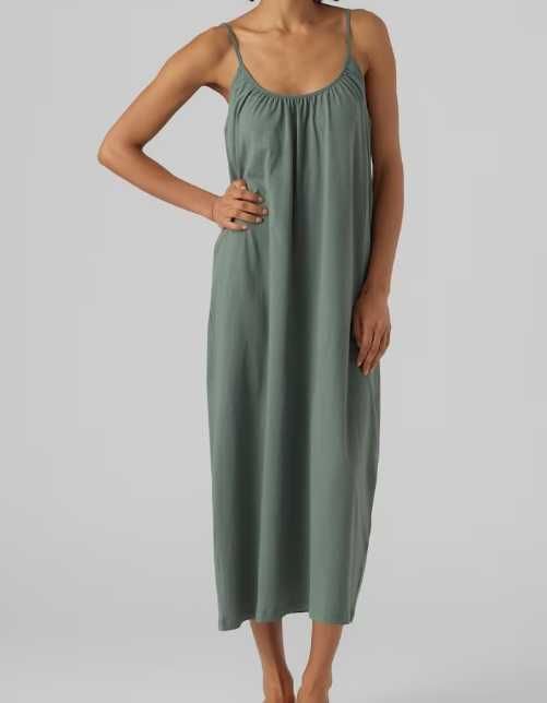 Rochie Luna VERO MODA , culoarea Verde Smarald