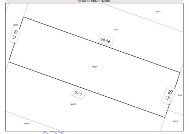 Teren intravilan- 850mp, Burdujeni, str. Frasinului