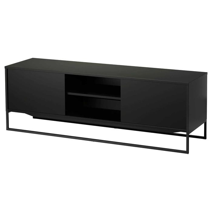 IKEA Тумба под ТВ ХАГГЕ, ЧЕРНЫЙ (150×40 СМ)