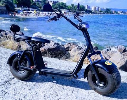 Промоция!!! Двуместен Електрически скутер ЧОПЪР City Harley 1500 Вата