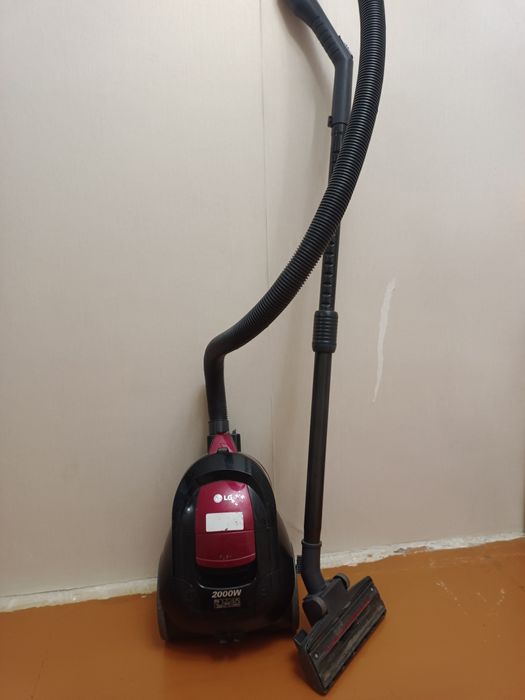 Пылесос в рабочем состоянии