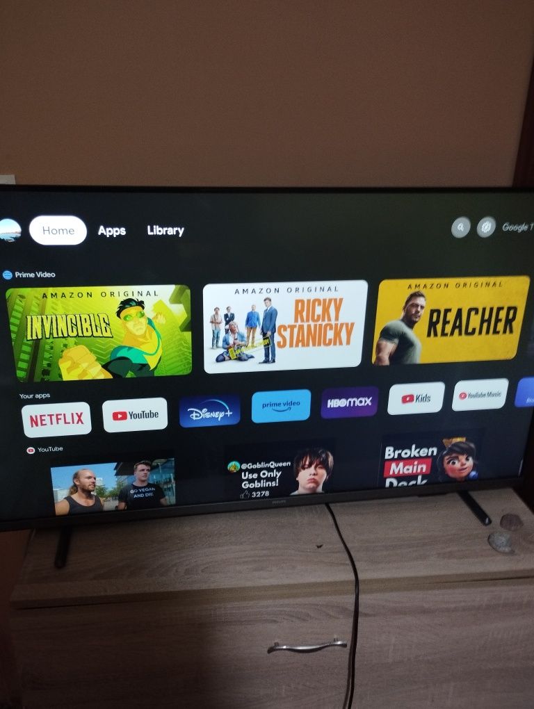 PHILIPS 43PUS7608 UHD LED SMART TV + Google Chromecast