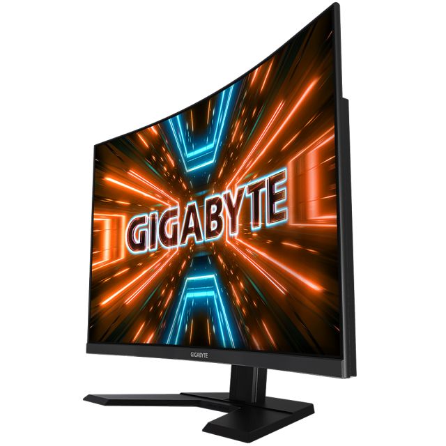 Геймърски Монитор Gigabyte G32QC-EK, VA HDR, Curved 1500R,165Hz,2K,1ms