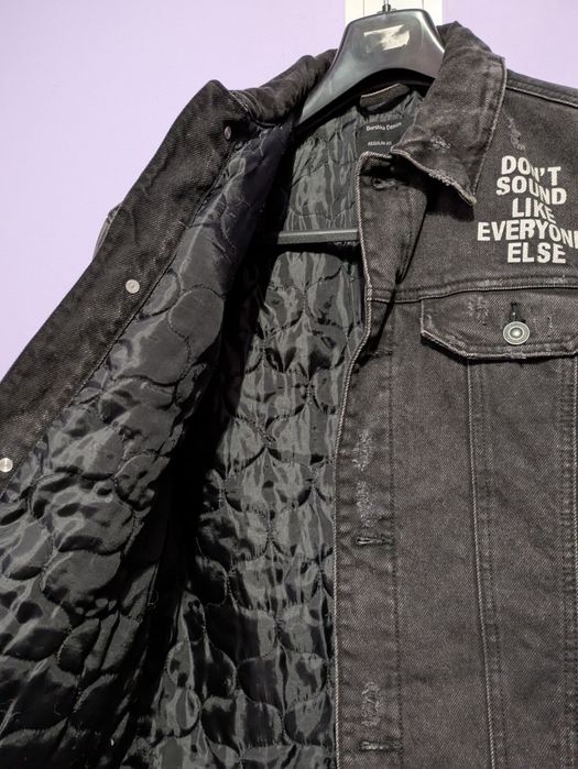 Geacă denim matlasată XS bărbați