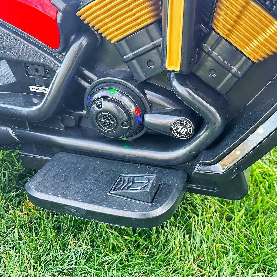 Motocicleta electrica cu Telecomanda, pentru copii, BJDL2388 2x35W RED