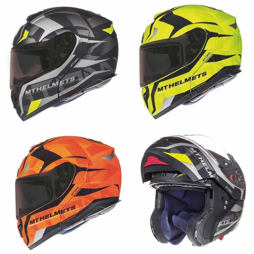 каска MT Helmets каска ATOM SV модуларна мото каска тъмни очила