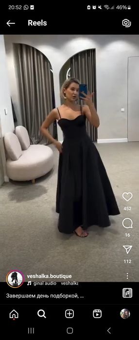 Черное платье женское