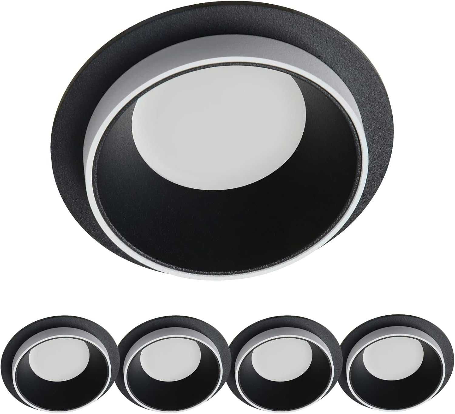 НОВИ! LED лунички за вграждане, 5W, топло бяло, 5 бр/к-кт