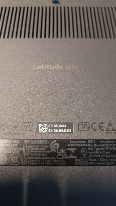 Laptop Dell Latitude 3510