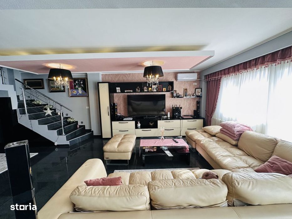 Duplex 3 camere, mobilat utilat utra-lux, 147 mp, Rosu, Militari Resid