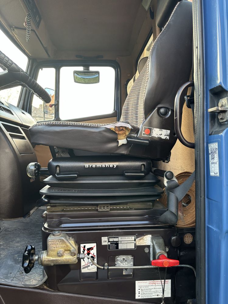 Mercedes Benz 814d 4x4 САМОСВАЛ С КРАН
