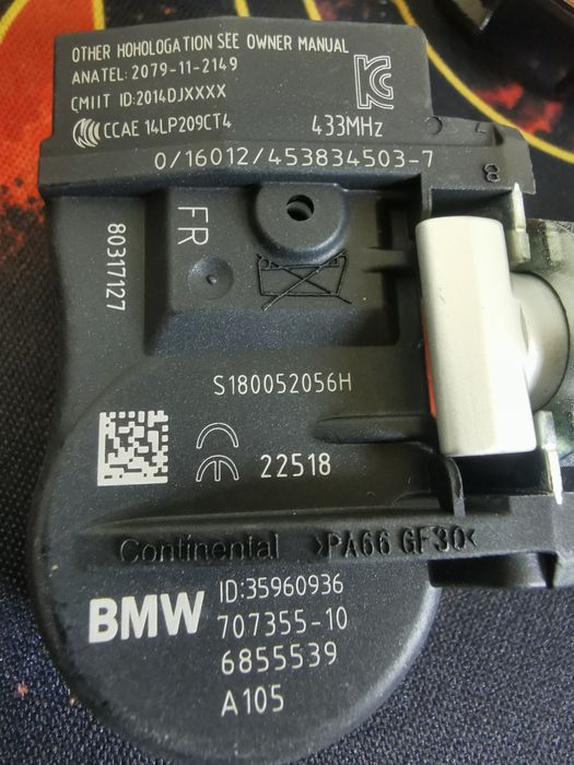 Senzori presiune roti jante BMW seria 1 2 3 4 X5 X6 F30 F32  F15 F16
