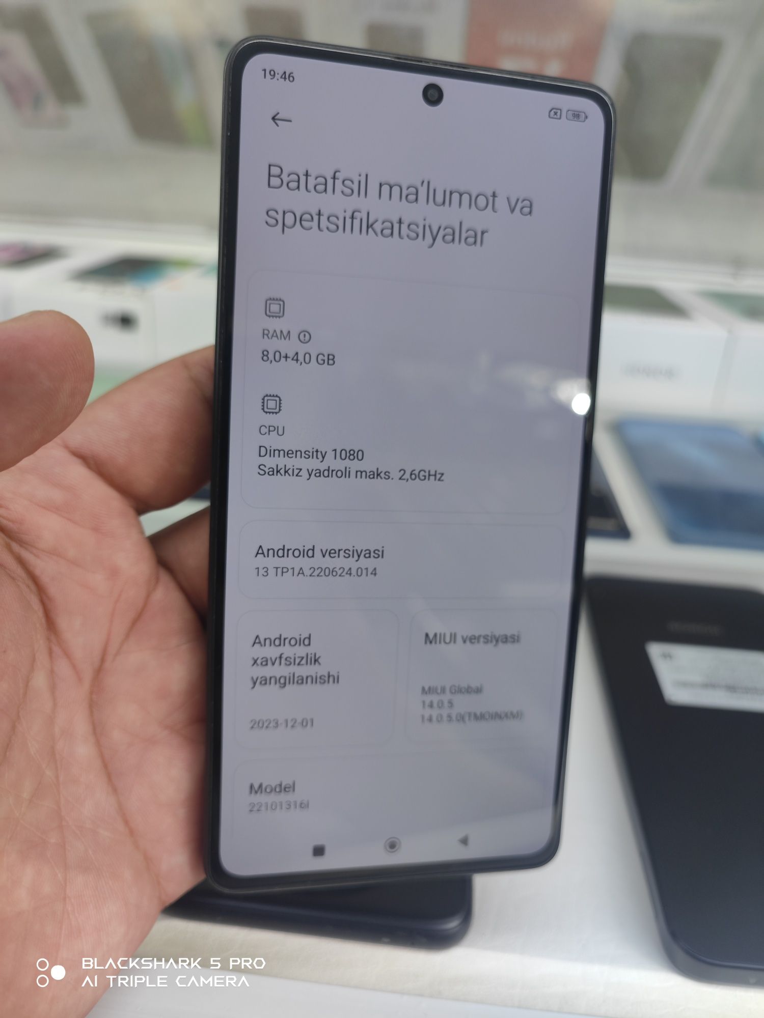 Redmi note 12 pro 5g 8/128