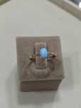 Inel aur 18k 2.47gr cu turcoaz (r)