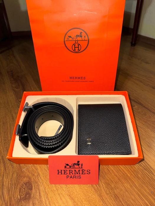 Set Hermes portofel+curea