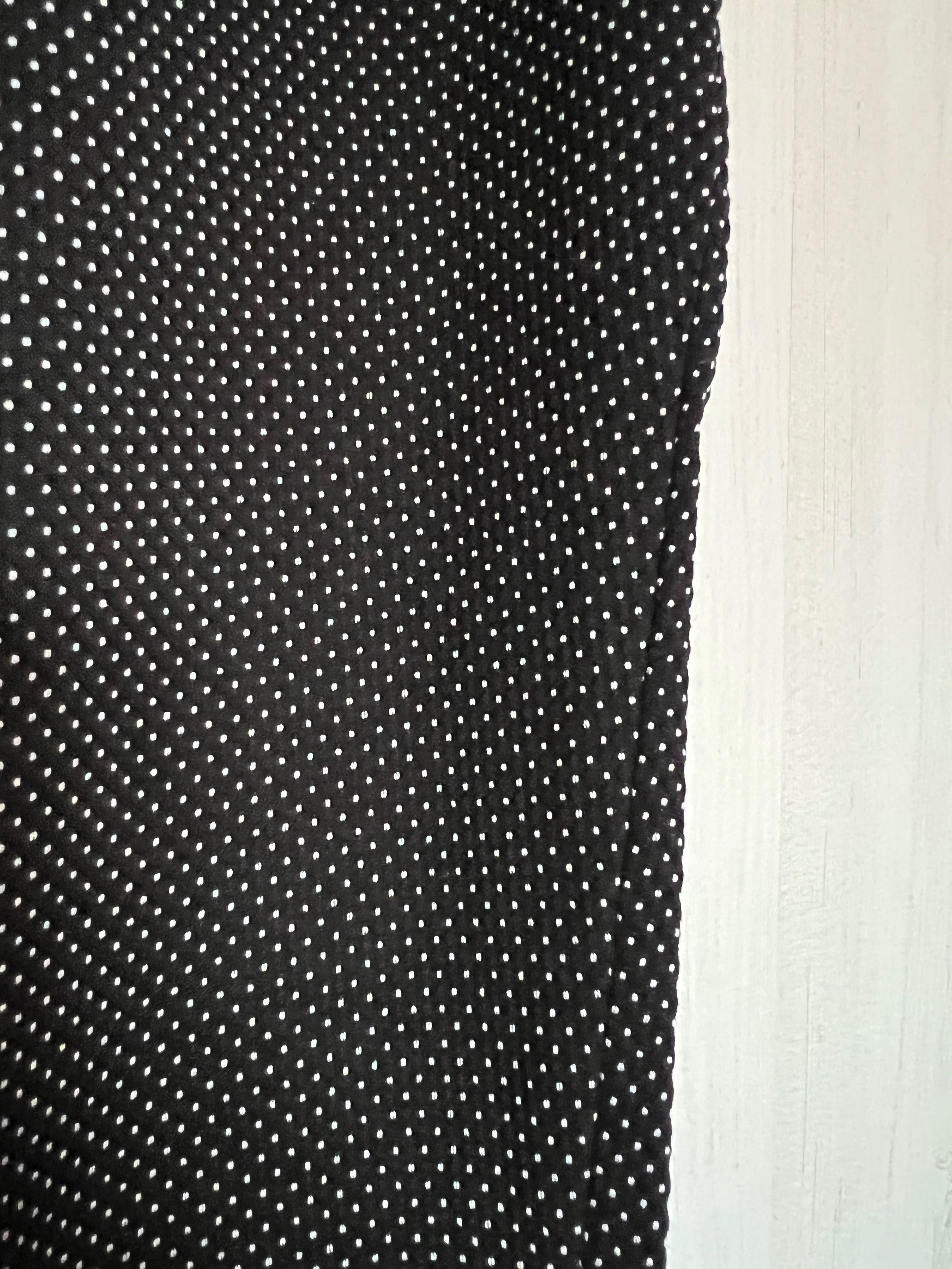 Черен панталон на точки с ръб Zara размер 34