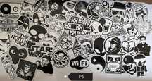 Sticker stickere auto rezistente la apa abtipild abtipilduri