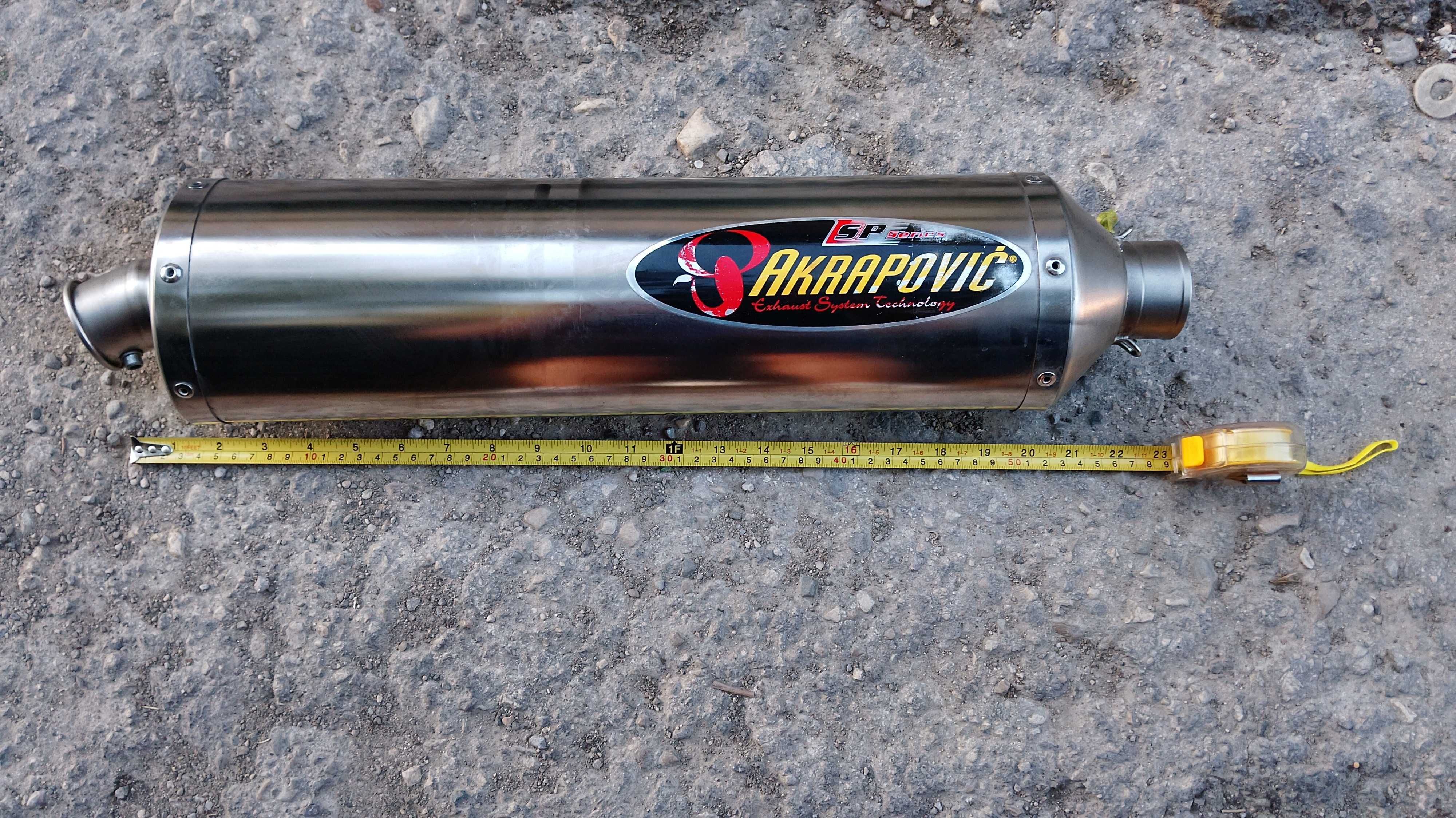 Спортен Ауспух / Slip on Akrapovic за Suzuki KLV/V-Strom 1000