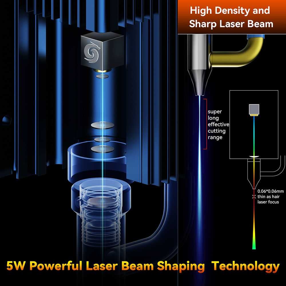 SCULPFUN S9-800лв. S30-1000лв. 5-6W CNC лазер лазерно гравиране рязане