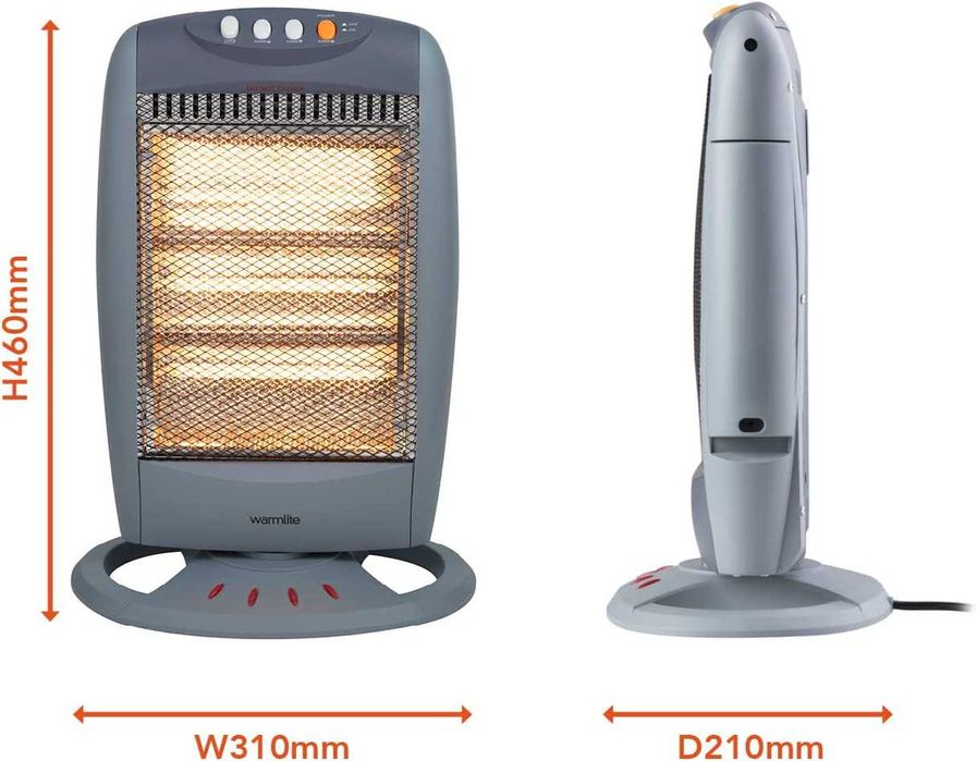 Radiator, incalzitor electric cu 3 setări de încălzire 1200W