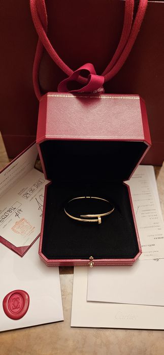 Бренд Cartier Juste un Clou оригинал золотой браслет 750 пробы.