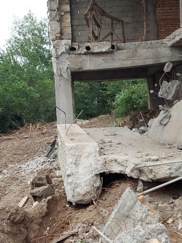 Демонтаж здание демонтаж стен, вывоз мусора