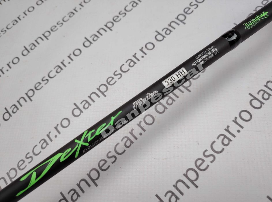 Lanseta fibra de carbon Robinhan DEXTER Feeder 3,30 metri Actiune150gr