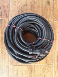 Cablu prelungitor MYYM H07RN-F 3G2.5, 3x2.5, 30 metri, negru