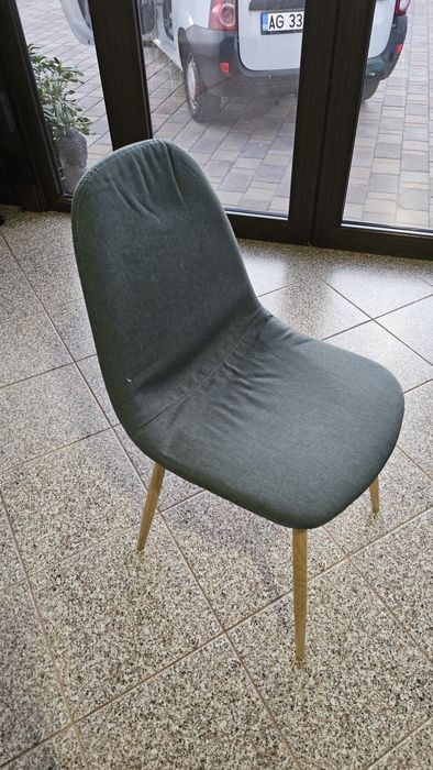 set mobila masa rotunda cu 6 scaune bucatarie