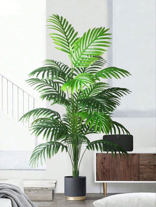 Palmier Artificial 80  cm. 18 frunze fara Ghiveci  Nou