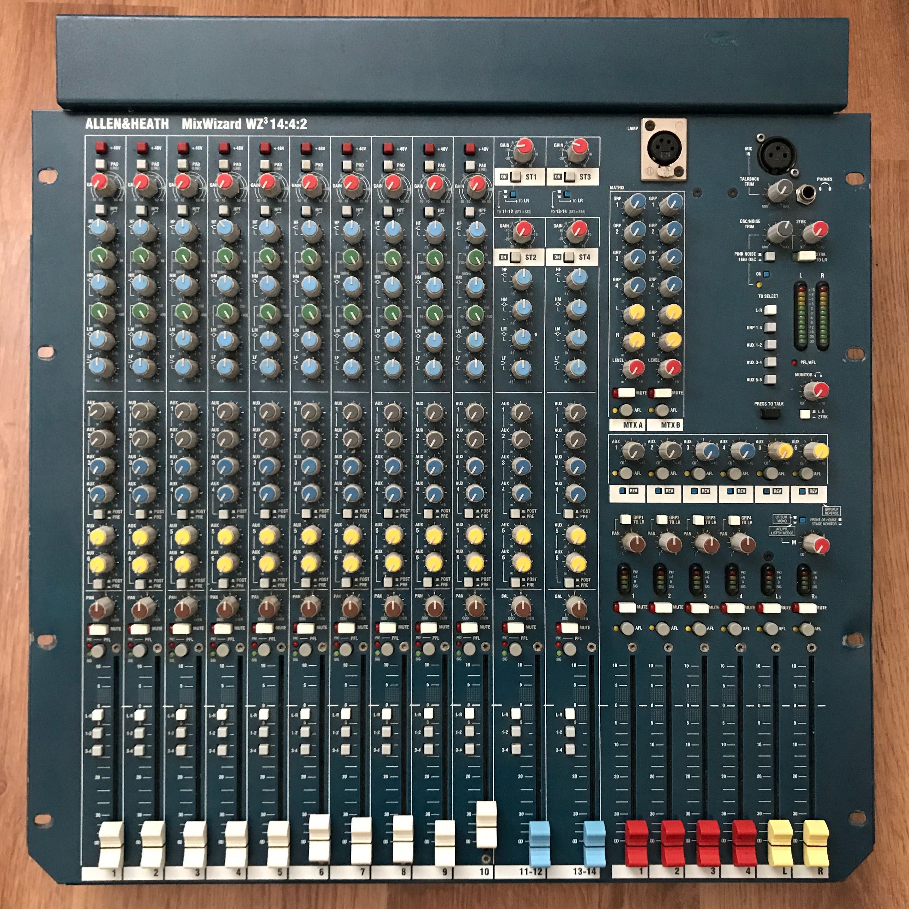 Studio / Live mixer profesional Allen & Heath MixWizard WZ3 14:4:2 UK